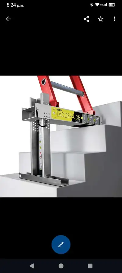 NIB Ideal Ladder-Aide LA1 Ladder Stabilizer Base, View more
