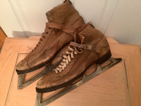 Early 1900’s Henry Boker’s Dominion Men’s Brown Leather Skates