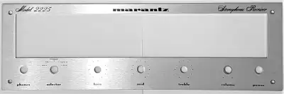 MARANTZ façade du modèle 2225 la section centrale est manquante parce que j,ai remplacé la façade de...
