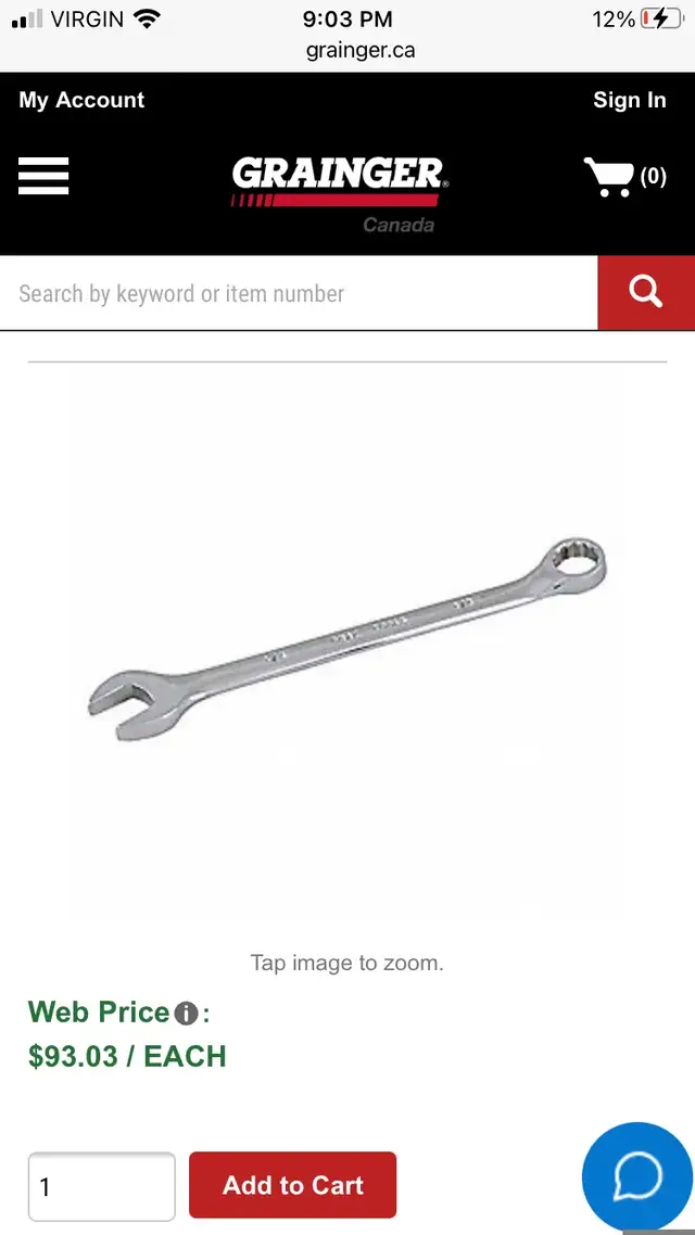 Gray Tools combination wrench64141833847555124