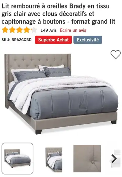 Queen-Size Bed and Box spring, View more