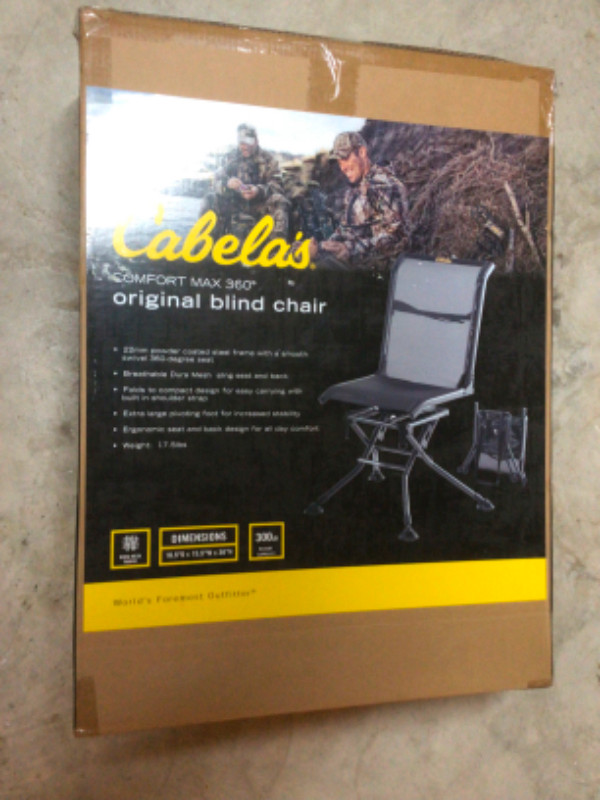 Cabela blind chair in unopened box in Fishing, Camping & Outdoors in Ottawa