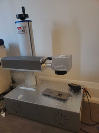 Used fiber laser marking machine 