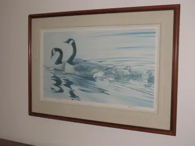 Marc Barrie Artist Proof Framed Geese Print Signed & Numbered, View more