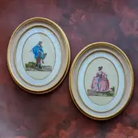 Vintage Victorian Needlepoint Pictures 