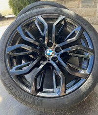 21 inch BMW X5M Rims and Tires 295/35R21 5x120