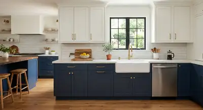 Two-Tone Kitchen Cabinet Doors, View more