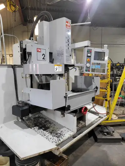 Haas CNC TM2 X axis travel 40", Y axis 16" and Z axix 16". 20 magazine- Transformer connected which...