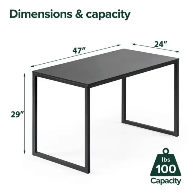 zinus jennifer 47 inch modern studio table/desk62863267987075122