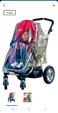 Jolly Jumper plastic stroller cover for sale