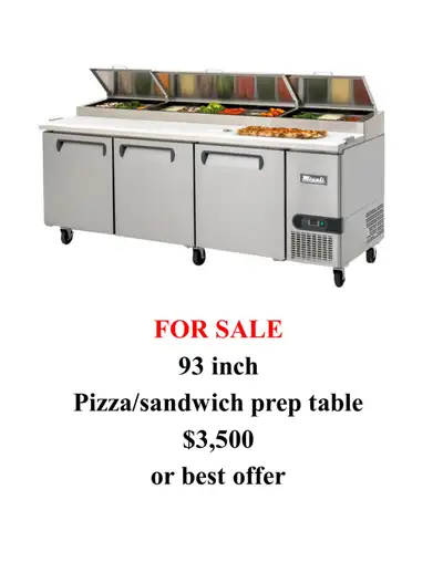Pizza/Sandwich prep table, View more