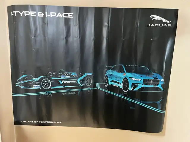 Jaguar F-type/I-Pace/I-Type Poster in Arts & Collectibles in Calgary - Image 5