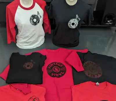 VINTAGE & VINYL RECORDS Open 11-5 T-shirts & Caps now available!, View more