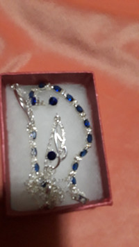 Blue New set jewellry $10