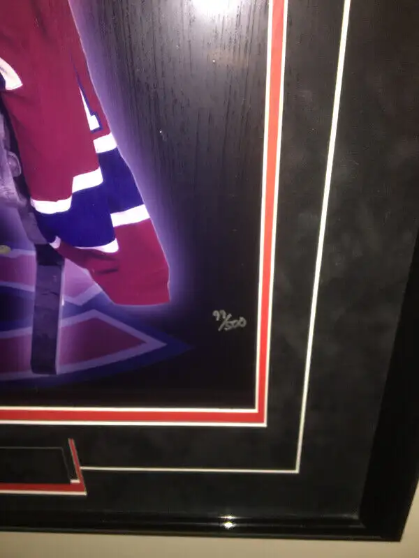 Guy Lafleur auto picture.  Limited edition. COA in Arts & Collectibles in Edmonton - Image 4