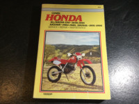 1978-1996 Honda XL & XR Manual XR250 XL350R XR200R XL350R XL250