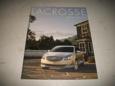 2015 Buick Lacrosse Brochure. Like New. See Pictures. Brochure has 27 Pages. $15.00 picked up. Can m...
