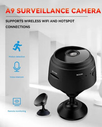 WiFi Mini Camera, Video and Voice Recorder, Security Monitoring