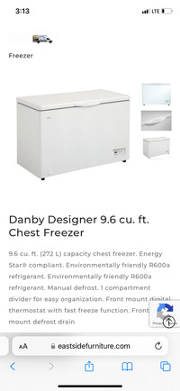 Chest Freezer Danby