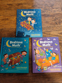 Set of Three Bedtime Math Books