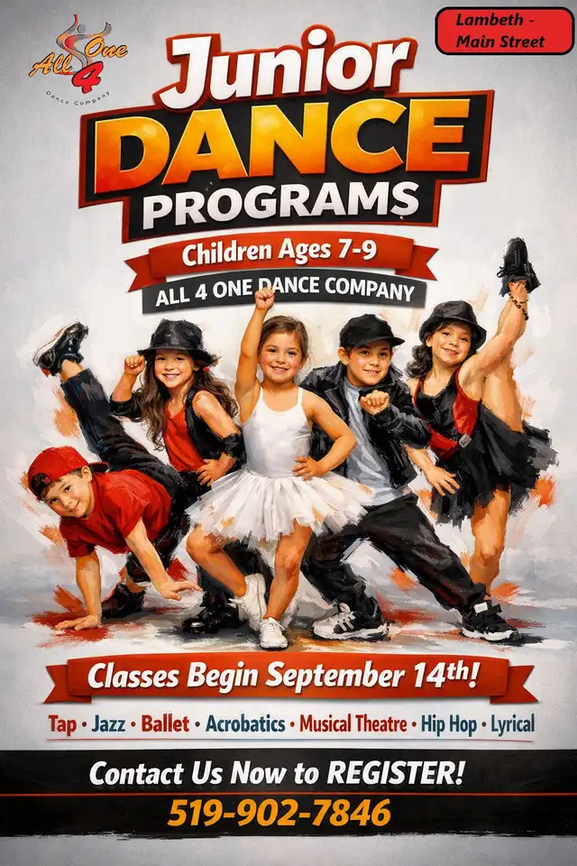 Junior DANCE Programs - Ages 7-9