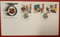 NHL Canada Post Stamps First Day Cover
