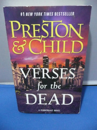 FICTION BOOKS - PRESTON & CHILD - Verses for the dead - $3.00