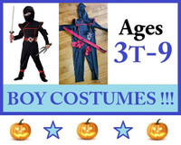 MUST SEE !! --- 11 Halloween KID COSTUMES (BOYS) --- $3 thru $20