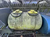 Large heavy spray tanks