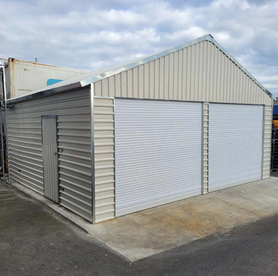 Double Garage Metal Shed 21ft x 19ft, View more