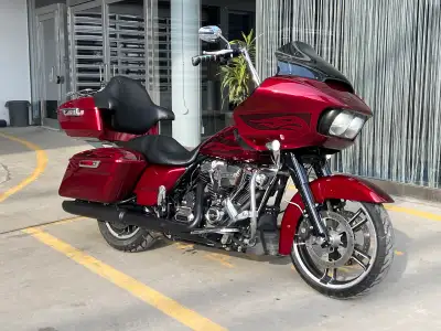 This is my 2017 Harley Davidson Road Glide Special. Has a very hard to find paint from the factory....