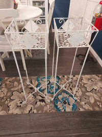 Wrought Iron plant stands 