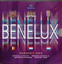 Émission officielle en EUROs   de 3 pays de BENELUX- 2006.