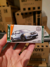2017 Matchbox Power Grabs 2017 Honda Civic Hatchback grey
