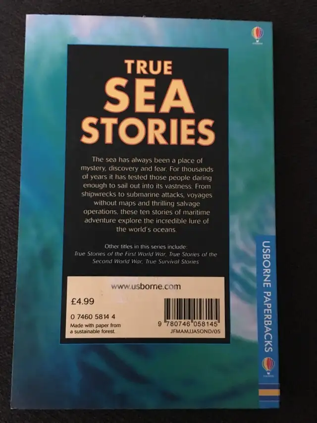 Usborne: True Sea Stories62864744262785121