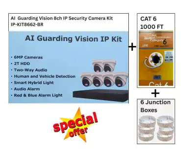 DIY AI GUARDING VISION  IP-KIT8662-BR @ ANGEL ELECTRONICS, View more
