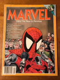 MARVEL COMICS - THE YEAR IN REVIEW MAGZINE FORMAT 1989 1991 1992