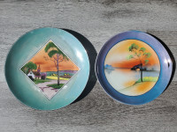 2 NORITAKE Vintage Lusterware Plates