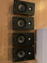 Polk V65 in wall speakers. 