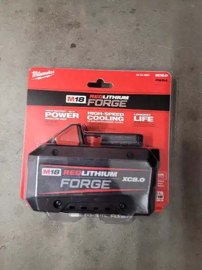 Milwaukee M18 Extended Capacity (XC) 8.0 Ah  FORGE Battery, View more