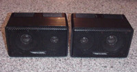 Realistic 15w 8ω 8 ohms Two Way Vintage Speakers