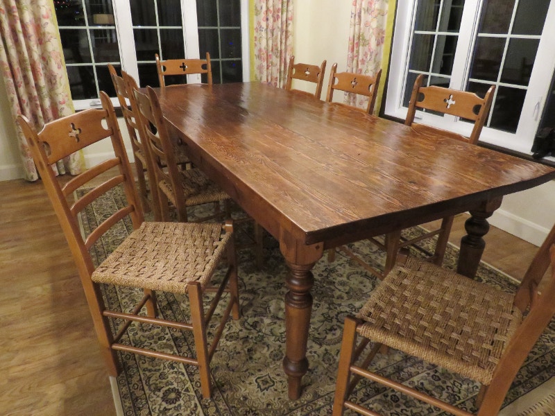 Set de salle à manger avec 8 chaises Mobilier de salle à manger et