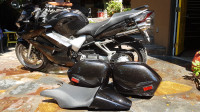 Honda VFR800 parts. Bags, seat and left fairing and more