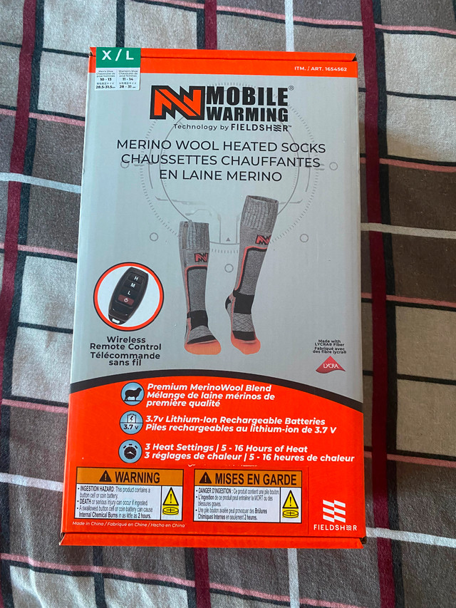 Heated socks. in Other in Edmonton
