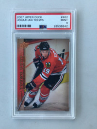 JONATHAN TOEWS … 2007-08 YOUNG GUNS … BGS 9.5, PSA 9, 10 ($1200)