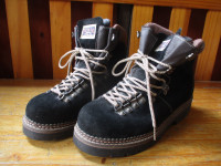 boots, mens, black suede, size 10