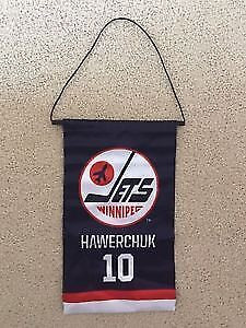 Autographed Retirement Banner/Pendant Winnipeg Wanted. in Arts & Collectibles in Winnipeg