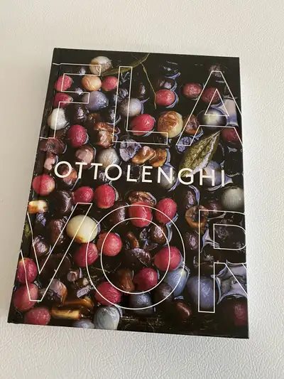 Flavour by Ottolenghi cookbook. Never used. $45 new.