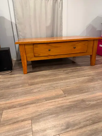 Wood coffee table, View more