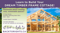 Timber Frame Cottage Classes - Learn to build